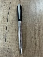 Versace Luxury Ballpoint Pen - Silver Greca Key Pattern & Medusa Cap picture