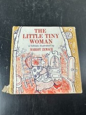 THE TEENY TINY WOMAN A FOLKTALE ILLUSTRATED MARGOT ZEMACH 1967 SCHOLASTIC DJ picture