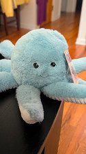 Warmies Microwaveable Plush Octopus Stuffed Animal Blue Kids Toy. Warmie New. picture