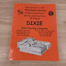 Vintage Dixie Distributing Co 1998 Wholesale Catalog Motorcycle Parts picture