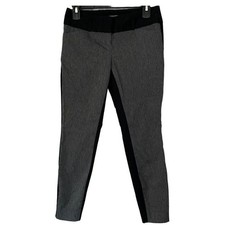 The Limited Exact Stretch Skinny Pants Grey Black Colorblock Womens 2 Petite picture