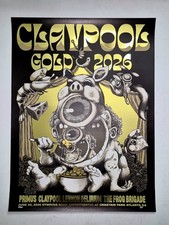 Les Claypool Gold ATLANTA Poster GOLD FOIL #/60 OFFICIAL PRINT Primus 2026  picture