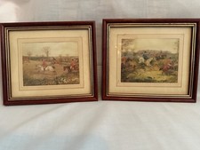 Early 19th/20th Century Breaking Cover Fox Hunt by Henry Alken Antique Prints picture