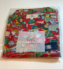 Printfresh Meowy Christmas Cotton Pajama Set NWT Long Sleeve Top & Short picture