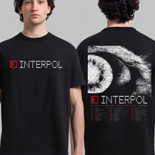 Interpol 2026 North America Tour Dates Two Sided T-Shirt Unisex All Sizes picture