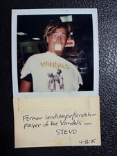 The Vandals Stevo Punk Rock 1985 Original Polaroid Photo L10-71 picture