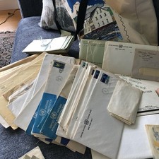 US Stamps LOT - Vintage - 55 Envelopes - Commemoratives - Unglued - Make Offer picture