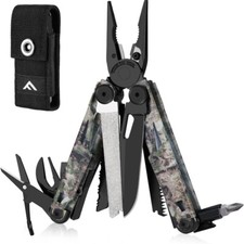 FLISSA 15-in-1 Multitool Plier Multi Tool Pocket Knife  Stainless Steel w/Sheath picture