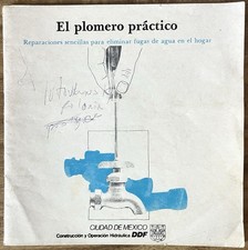 El Plomero Practico Mexico City Plumbing Repair Manual Spanish DDF Vintage picture