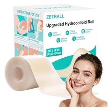 Skin-Friendly Hydrocolloid Bandage Roll - Extra-Large 2in x 16.4ft for Easy Care picture