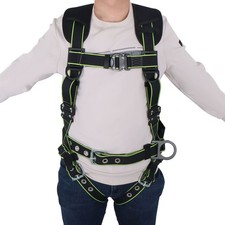 Premium Full-Body Safety Harness w/D-Rings, Breathable Padding, OSHA Compliant picture