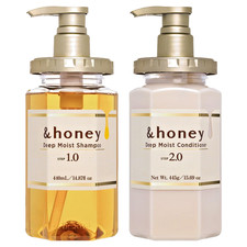 &honey Deep Moist Shampoo & Conditioner W/ Manuka, Acacia, Raw Honey 440 + 445ML picture