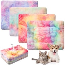 Haull 4 Pcs Waterproof Guinea Pig Bedding Mat, Tie Dyed, 18 x 24 18 x 24 Inch picture