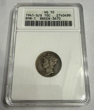 1941-S/S VG10 - 10C - RPM - 1 - BREEN-3670 picture