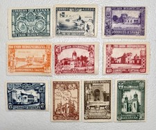 SPAIN, 1930`S PRO UNION IBEROAMERICANA LOT OF 10 STAMPS, MNH, MH picture