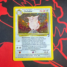 Wizards of the Coast Clefable 1/64 Jungle Holo Rare 1999 70 HP English picture