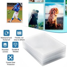 4x6''/5x7''/6x9'' Rigid Plastic Photo Card Postcard Holders Sleeves Protectors picture