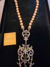 Vintage Heidi Daus pearl beads pendant necklace picture