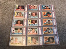 1960 Topps Baseball PSA 7 Graded Card U Pick From 36 Available picture