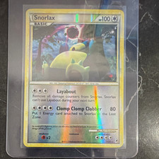 2011 POKEMON CALL OF LEGENDS #33 SNORLAX-REVERSE FOIL picture