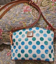 Dooney & Bourke Polka Dot Robin Crossbody bag NWOT picture