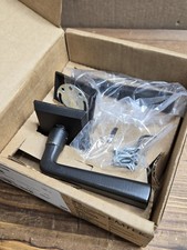 EMTEK Modern Rectangular Rosette Privacy Set with Matching Finish 7061crmb picture