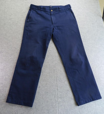 Noah NYC Pants Mens 34x30 Blue Cotton Chino Straight Leg Regular Fit Skater picture