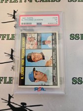 1967 Topps Sandy Koufax #236 NL Pitching Leaders PSA 5 picture