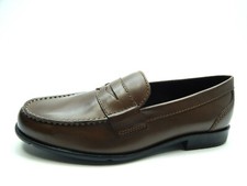 ROCKPORT MEN'S CLASSIC LOAFER PENNY BM76444 DK BROWN SHOES SIZE 9 picture