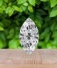 Stunning 1.70 CT Marquis Cut Diamond VVS1 D Grade Certified with K78 picture
