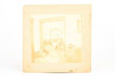 1902 Mounted Albumen Print 5½ x5½'' - Harriett, Lucian, & Charlotte in Room V24 picture
