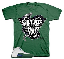T-Shirt To AJ Retro 12 Bucks AJ12 Sneakers  - Don't Bite Sneaker Tee picture