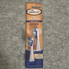 Arm & Hammer Spinbrush Pro Clean Medium Replacement Brush Heads 2 Pack New picture