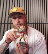 San Francisco 49ers George Kittle 10 Year Club Bobblehead SF SGA 9/27/26 picture