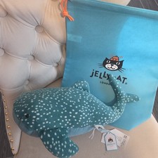 Jellycat Gobfrey Whale Shark Stuffed Animal Plush Toy Soft Cuddly Gift Large 15. picture