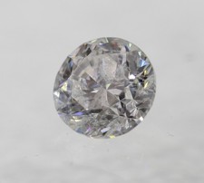 0.14 Carat H SI2 Round Brilliant Natural Enhanced EARTH MINED Diamond 3.35mm picture
