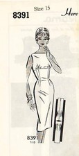 1950s Vintage Sewing Pattern B35 DRESS (R788) picture