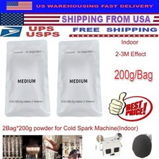 2/6/10 bags*200g Cold Sparks Machine Ti Powder,Indoor 2-3M,for Stage(200g/Bag) picture