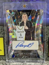 2025 Panini Select WNBA Paige Bueckers #DSS-PB Draft Selections Auto Silver Ice picture