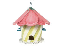 Mackenzie Childs Hollyhock Birdhouse - NIB picture