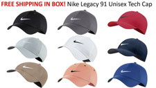 SHIPS FREE IN BOX Nike Golf Legacy 91 TOUR HAT Swoosh Cap Hat Unisex BV1076 picture