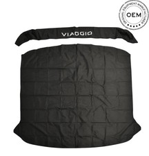 OEM Viaggio Pontoon Bimini Top Canvas + Boot 8x8 Black 204790 Misty Harbor NEW picture