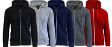 Boy's Fleece-Lined Soft Hoodie Zipper Sweater ( ALL SIZES ) NWT  picture