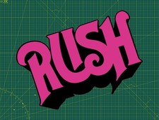 Rush 1974 Logo Water Proof UV Safe Glossy Vinyl Decal / Sticker Multiple Sizes picture