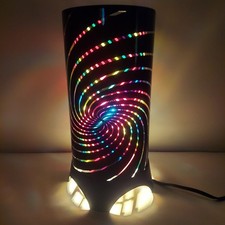 VTG Galaxy Light Motion Lamp Radio Shack RARE Psychedelic Spinning Color Wheel picture
