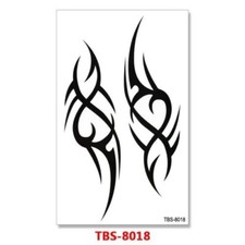 10 X MenTemporary Tattoos Body Arm Tattoo Sticker Half Sleeve Fake Waterproof US picture
