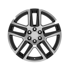 Refurbished Machined and Painted Dark Charcoal Aluminum Wheel 20 x 9 picture