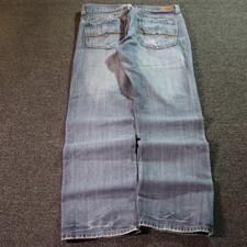 Urban Pipeline Jeans Mens 32x30 Blue Denim Embroidered Y2k Vintage Grunge Skater picture
