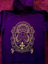 MADONNA MADAME X HOODIE SWEATER PURPLE MADGESTY MX CROWN DARK BALLET PROMO LARGE picture