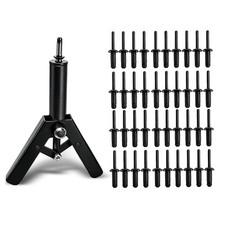 41 PC Plastic Rivet Gun Set Assorted Riveter Rivet Gun Quick Set Hand Tool W/... picture